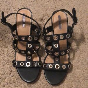Black Tahari Sandals
